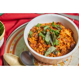   04.24. (Péntek) -"B" Főétel - Csirkés jambalaya