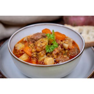 04.24. (Péntek) - Leves - Lencsegulyás