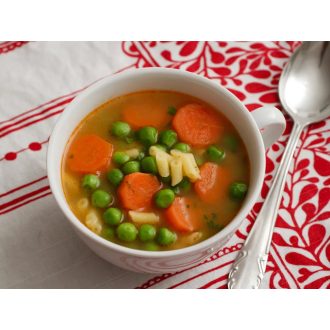 03.30. (Hétfő) - Leves - Zöldborsóleves vajgaluskával