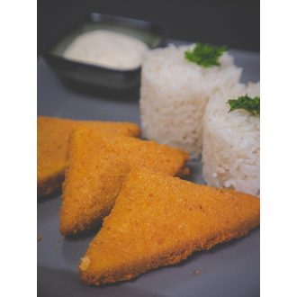   04.01. (Szerda) - "B" Főétel - Rántott sajt kukoricás jázminrizzsel tartármártással