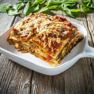   04.29. (Szerda) -"A" Főétel - Zöldséges lasagne